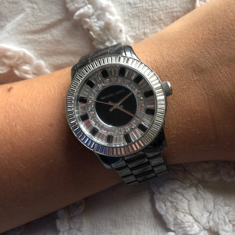 Michael Kors black ceramic watch